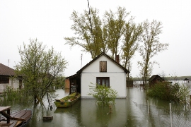 imagen casa inundada